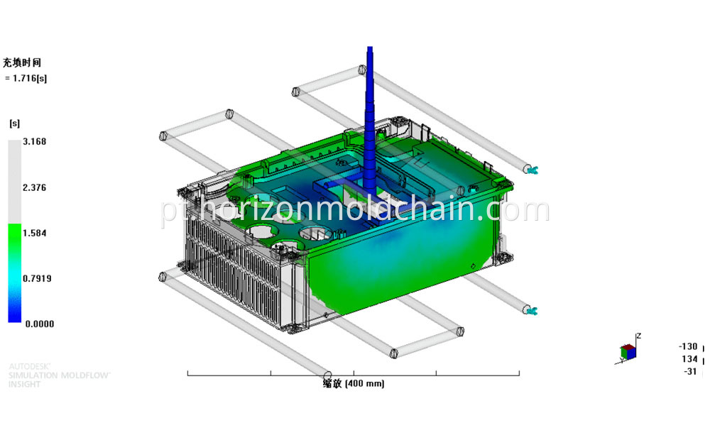 Analysis of the mold flow of household appliance shells3